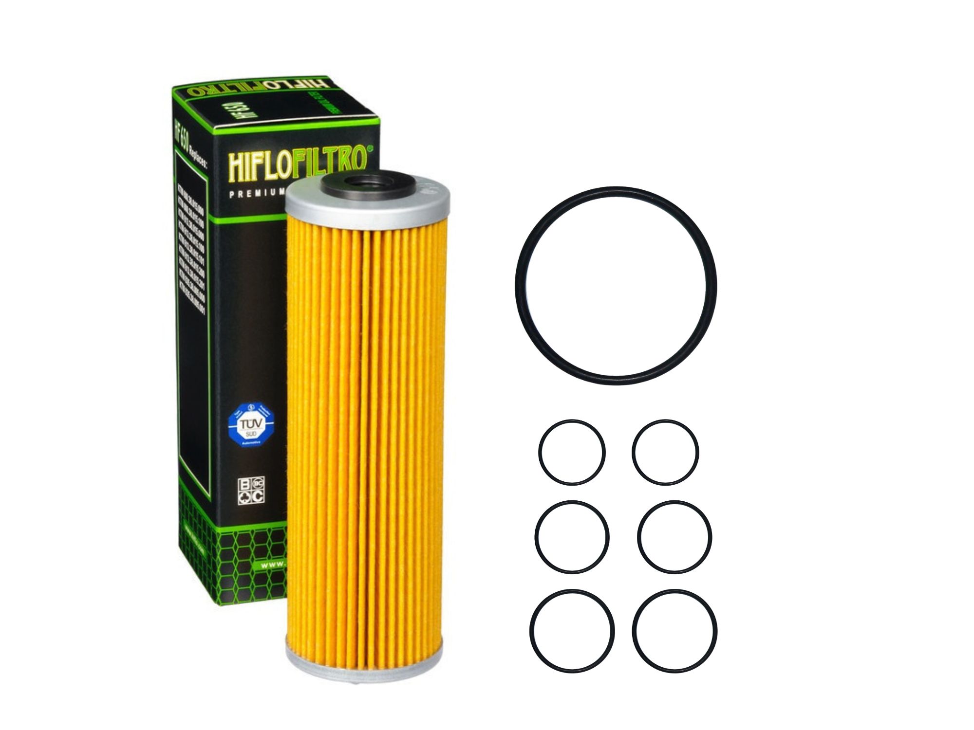 Oil filter kit suitable for KTM 1190 RC8 08-14 1290 Super Duke Adventure 14-24