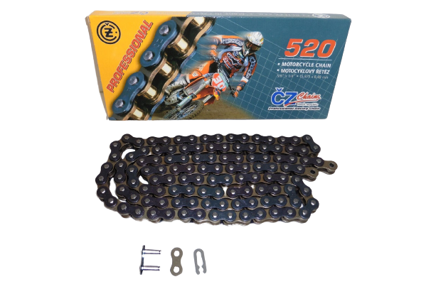 CZ 520 Motocross Chain M 118 Links Clip Lock