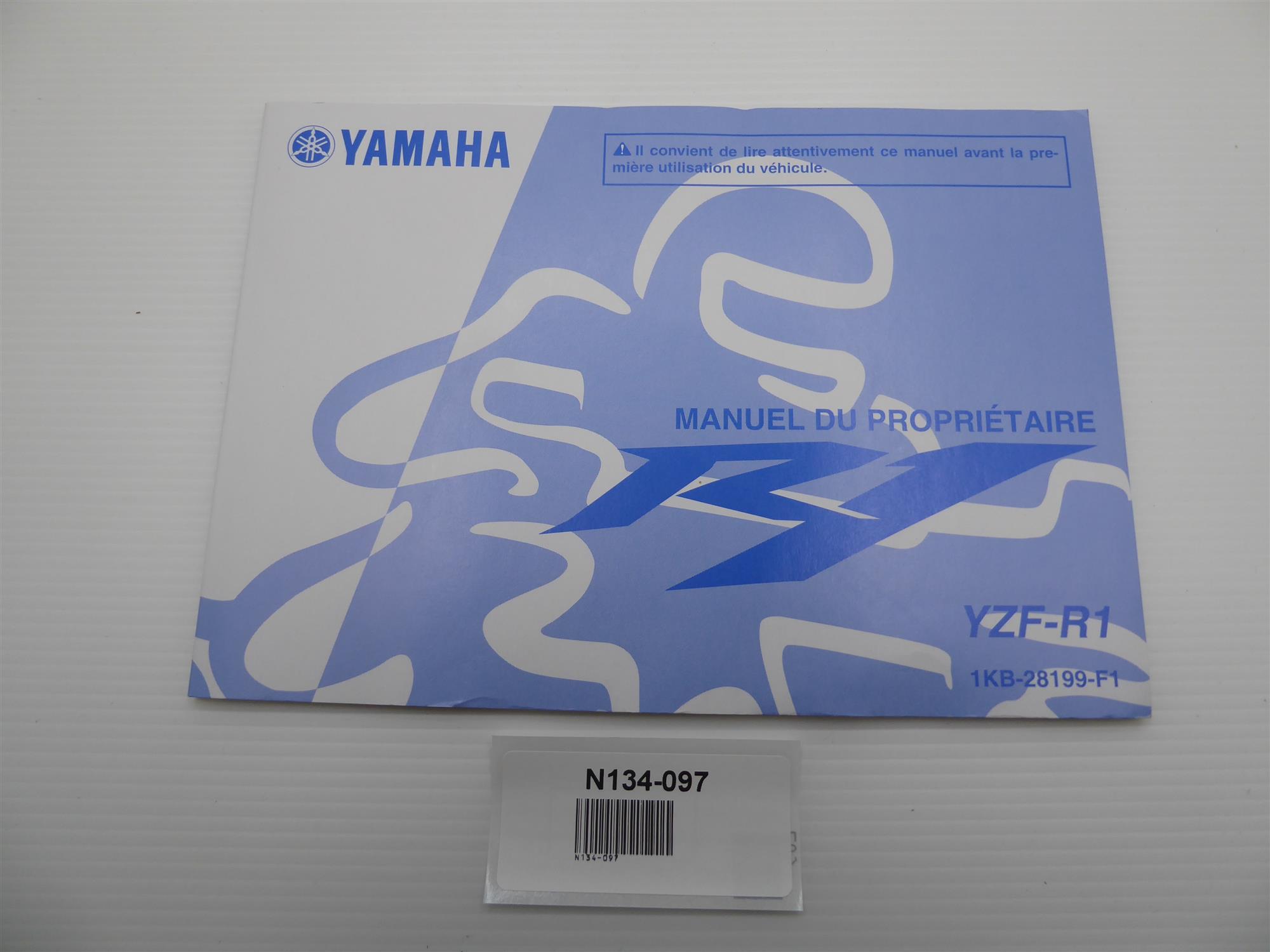 Yamaha YZF R1 manuel del propietario 1KB-28199-F1